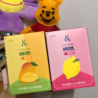 비타앤C 레몬맛, 망고맛 — 4점을 준 리뷰어가 2021년 4월 올린 사용 사진