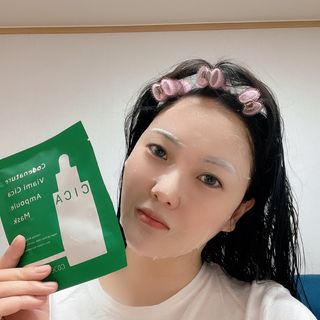 코드네이처 비아미 시카 더블 앰플 과 마스크[5장] — 5점을 준 리뷰어가 2021년 10월 올린 사용 사진