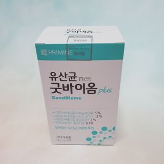 프리마인 유산균 국가지정연구소 선정, 살아있는 생유산균 200억 마리의 힘. 유산균n굿바이옴플러스 — 5점을 준 리뷰어가 2021년 10월 올린 사용 사진