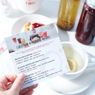 공간알파 시그니처 계화코디얼 + 크랜베리청 2종 세트 — 5점을 준 리뷰어가 2021년 10월 올린 사용 사진