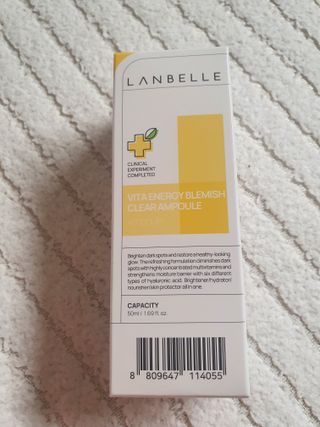 랑벨 비타 에너지 잡티 앰플 50ml 고농축 비타민, 저자극, 수분 촉촉, 미백 앰플 — 5점을 준 리뷰어가 2022년 4월 올린 사용 사진