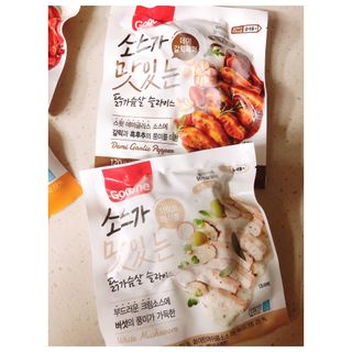 굽네몰 [굽네] 소스가 맛있는 닭가슴살 슬라이스 4종 — 5점을 준 리뷰어가 2021년 5월 올린 사용 사진