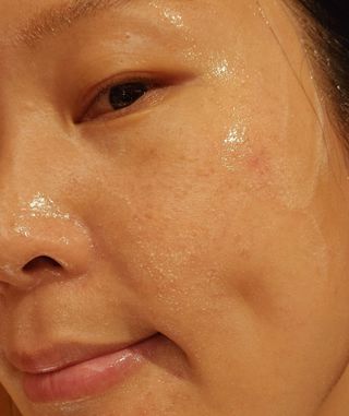 스킨큐어 산다화 순한 클렌징 동백 오일 200ml — 5점을 준 리뷰어가 2023년 4월 올린 사용 사진