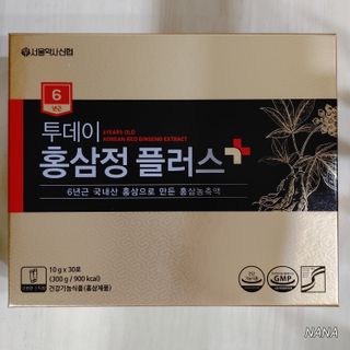 서울약사신협_투데이홍삼정플러스스틱_10g x 30포 — 5점을 준 리뷰어가 2021년 5월 올린 사용 사진