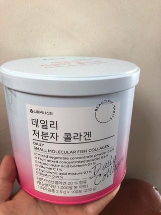 서울약사신협_데일리저분자콜라겐_2.5g x 100포 — 5점을 준 리뷰어가 2021년 5월 올린 사용 사진