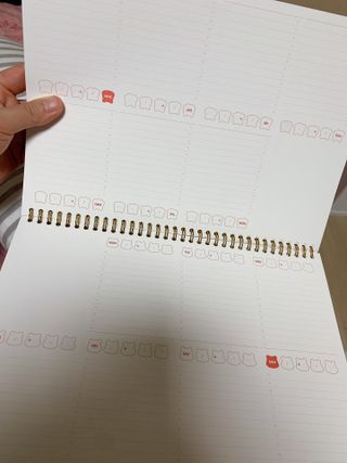 리훈 곰부 체크리스트+ 곰부 리무버블스티커 1장 — 5점을 준 리뷰어가 2021년 5월 올린 사용 사진