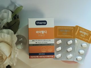 뉴트리션팩토리 비타프렙 바이탈디 비타민D 500mg — 4점을 준 리뷰어가 2021년 8월 올린 사용 사진
