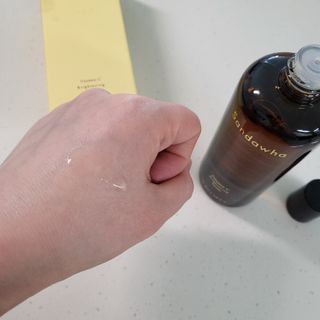 스킨큐어 산다화 비타민c 화이트닝 토너 150ml — 5점을 준 리뷰어가 2022년 2월 올린 사용 사진
