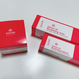 아이앤립 / EYENLIP 아이앤립 연어오일 리바이탈라이징 토너+앰플+크림 3종 세트 — 4.5점을 준 리뷰어가 2021년 5월 올린 사용 사진
