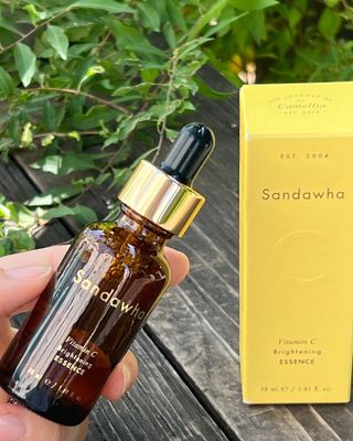 스킨큐어 산다화 비타민c 화이트닝 에센스 30ml — 5점을 준 리뷰어가 2023년 9월 올린 사용 사진