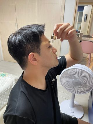 스킨큐어 산다화 비타민c 화이트닝 에센스 30ml — 5점을 준 리뷰어가 2023년 9월 올린 사용 사진