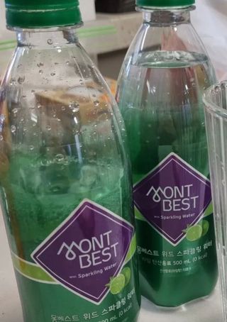 몽베스트 Montbest with Sparkling water Lime20병 — 5점을 준 리뷰어가 2022년 11월 올린 사용 사진