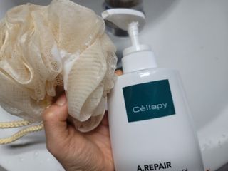 셀라피 에이리페어 크림 바디 워시 2세대 500ml — 5점을 준 리뷰어가 2021년 1월 올린 사용 사진