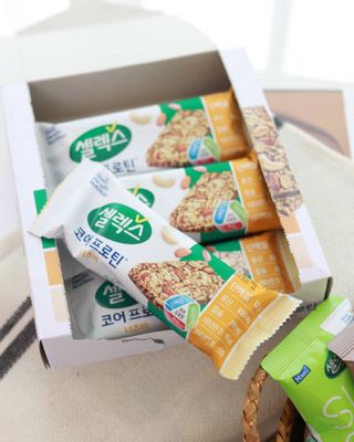 셀렉스스포츠 셀렉스 코어 프로틴 너츠바 50g 6개입 + Slim 25 스타터키트 — 5점을 준 리뷰어가 2021년 5월 올린 사용 사진