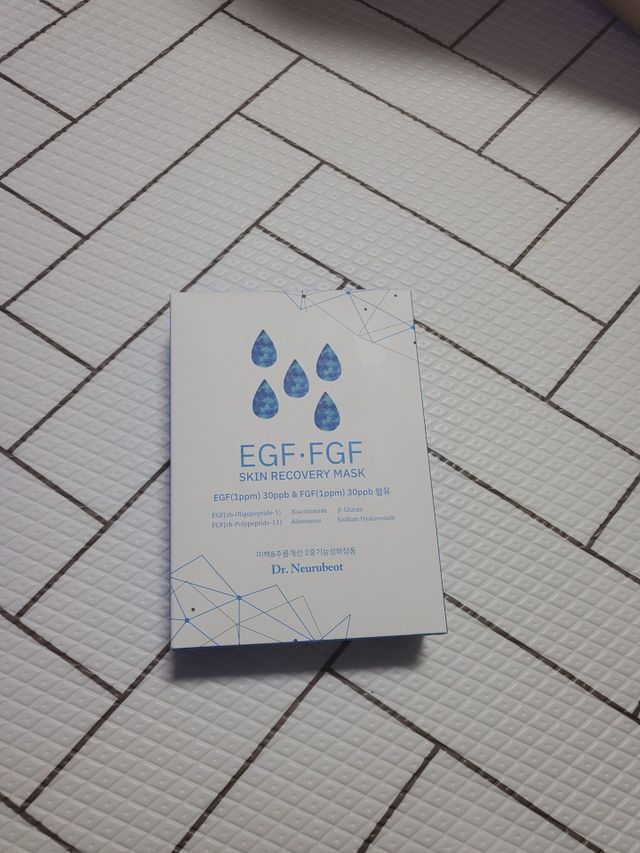 느루벗 EGF FGF 스킨 리커버리 마스크 10장 리뷰 사진