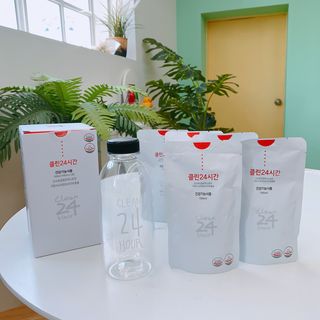 클린24시간 1BOX(5포) + 전용보틀(500ml) — 5점을 준 리뷰어가 2022년 8월 올린 사용 사진