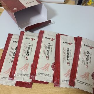 힘내라김홍삼 홍삼활력진 50ml x 5포 — 5점을 준 리뷰어가 2021년 3월 올린 사용 사진