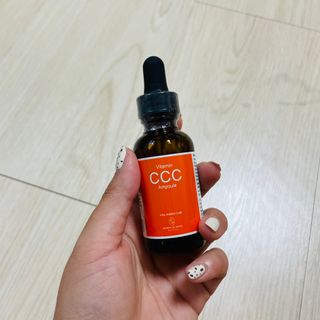 더마 사이언스 비타민 CCC 앰플 기미 브라이트닝 세럼 30ml — 5점을 준 리뷰어가 2021년 8월 올린 사용 사진