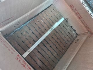 [신흥산업] 붙이는 벽돌 황토 파벽돌 230mm 45장,  욕실 인테리어 실내장식 셀프인테리어 — 4.5점을 준 리뷰어가 2023년 5월 올린 사용 사진