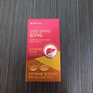 서울약사신협 간건강 실리마린 밀크씨슬 800mg, 60정 — 5점을 준 리뷰어가 2021년 10월 올린 사용 사진