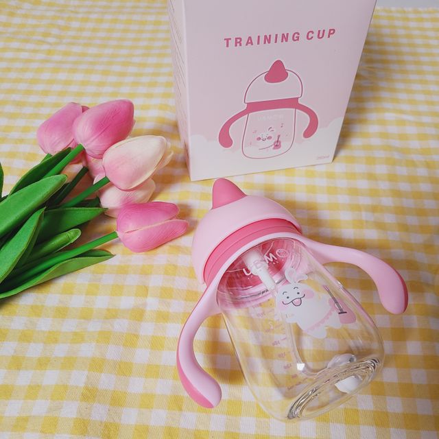 유비맘 트라이탄 코니빨대컵_컬러 랜덤 발송 리뷰 사진