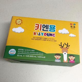 [몸엔용] 어린이, 초등학생의 영양간식 달콤 국산녹용 키엔용  80ml x 10포 — 4.5점을 준 리뷰어가 2021년 7월 올린 사용 사진