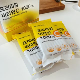 서울약사신협 프리미엄 비타민C 1,000mg_2.5g x 50포 — 4.5점을 준 리뷰어가 2021년 10월 올린 사용 사진