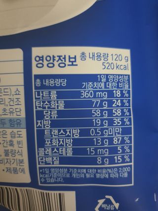 롯데제과 말랑카우 초유프로틴365 — 5점을 준 리뷰어가 2021년 9월 올린 사용 사진