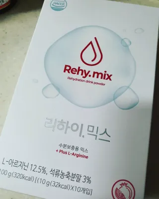 리하이.믹스 수분보충용믹스 리하이.믹스 (Rehy.mix) — 1점을 준 리뷰어가 2022년 6월 올린 사용 사진