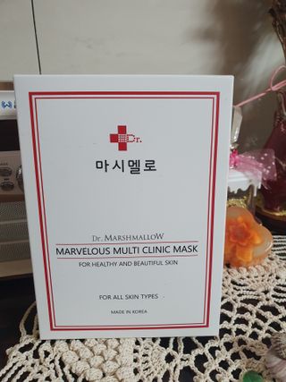 닥터마시멜로 마블러스 멀티 클리닉 마스크 — 5점을 준 리뷰어가 2021년 4월 올린 사용 사진