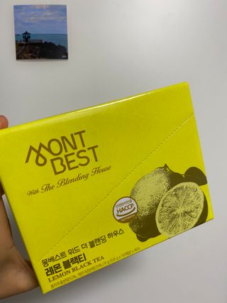 몽베스트 위드더 블랜딩 하우스 _레몬 블랙티 — 5점을 준 리뷰어가 2022년 11월 올린 사용 사진
