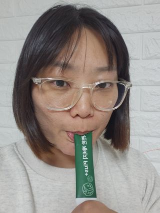바오랩스 다편한 캐비지 사과키위양배추즙 — 5점을 준 리뷰어가 2023년 11월 올린 사용 사진