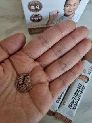 연세생활건강 키즈텐 산양유 단백질 1BOX (30포) — 5점을 준 리뷰어가 2022년 6월 올린 사용 사진