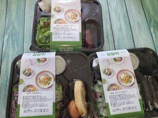 참살이도시락 작심삼일 샐러드도시락 3개 맛보기 새벽배송 또는 택배배송 — 5점을 준 리뷰어가 2021년 7월 올린 사용 사진