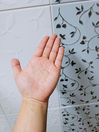 화이트리 비움 약산성 클렌징젤 ,마일드 필링젤 세트 — 5점을 준 리뷰어가 2021년 1월 올린 사용 사진