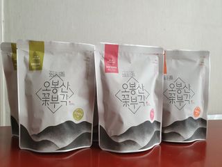 오봉산꽃부각 [만나식품] 오봉산 꽃부각 3가지 맛(오리지널, 새우맛, 매운고추맛) — 5점을 준 리뷰어가 2023년 1월 올린 사용 사진