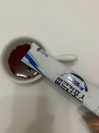 자연에온 아르긴포스 L-아르기닌 5555mg 스틱 15개입 1박스 — 5점을 준 리뷰어가 2021년 5월 올린 사용 사진
