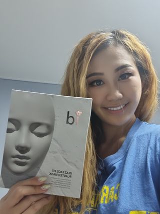 아이디플라코스메틱 페이스핏 플라스터 마스크 _ 리뉴얼 — 4점을 준 리뷰어가 2021년 10월 올린 사용 사진