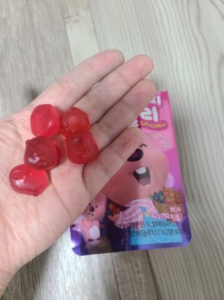 [팔도] 잔망루피젤리 믹스베리맛 42g 8개 — 3점을 준 리뷰어가 2022년 1월 올린 사용 사진