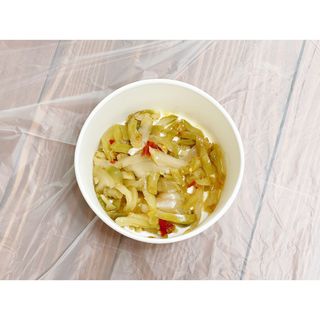 루시델리 야미하우스 홍콩 스파이시 프리미엄 짜사이 무침 500g — 4점을 준 리뷰어가 2024년 9월 올린 사용 사진