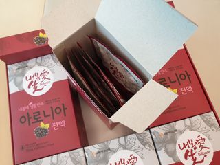 서울약사신협_내몸애생발란스아로니아_70ml x 30포 — 5점을 준 리뷰어가 2021년 7월 올린 사용 사진