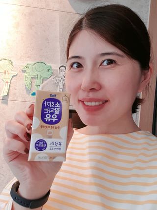 소화가 잘되는 우유 국산 5곡 미숫가루 — 5점을 준 리뷰어가 2021년 9월 올린 사용 사진