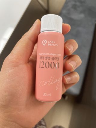 랩앤뷰티 메가 벨벳 콜라겐 12000 — 5점을 준 리뷰어가 2021년 5월 올린 사용 사진