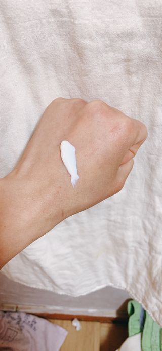 부쉬맨 워터프루프 프로 선크림 50g SPF50+ PA++++ — 4.5점을 준 리뷰어가 2023년 4월 올린 사용 사진