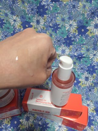 아이앤립 / EYENLIP 아이앤립 연어오일 리바이탈라이징 앰플 — 5점을 준 리뷰어가 2021년 4월 올린 사용 사진