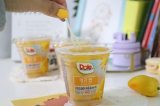 돌 MF[Dole] 파인애플컵/망고컵/복숭아컵 198g 6입X1박스 (맛 1가지 랜덤 발송) — 5점을 준 리뷰어가 2024년 5월 올린 사용 사진
