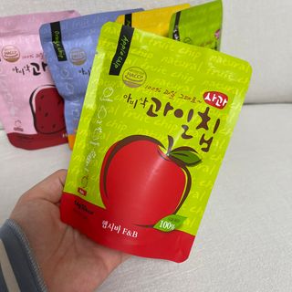 아비삭과일칩 5종 /딸기,사과,배,귤,무화과 5종 — 3.5점을 준 리뷰어가 2021년 4월 올린 사용 사진