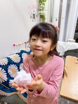 여우두마리 아기 버블클렌저 버블폼 거품놀이 유아바디워시 배쓰밤 입욕제 — 4점을 준 리뷰어가 2021년 2월 올린 사용 사진
