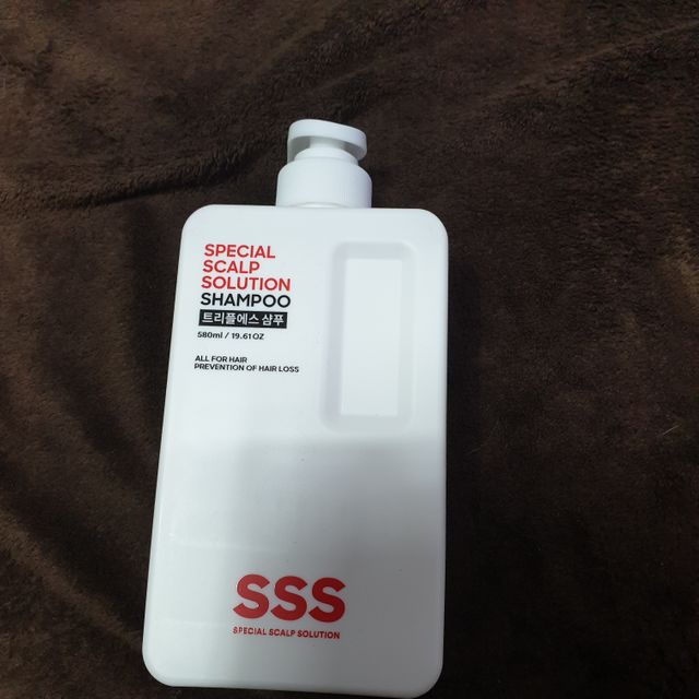 트리플에스 탈모 샴푸 580ml 리뷰 사진
