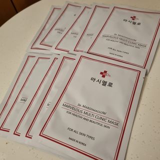닥터마시멜로 마블러스 멀티 클리닉 마스크 — 5점을 준 리뷰어가 2021년 5월 올린 사용 사진